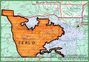 Carte de la FERLD